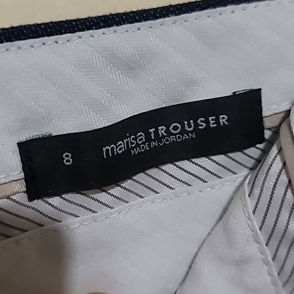 LOFT Women's Blue Dress Trouser Straight Leg Pant  Size 8 - Picture 7 of 8